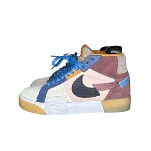 Nike SB Blazer Mid PRM Mosaic Dark Wine DA8854-600 Size WMNS 5